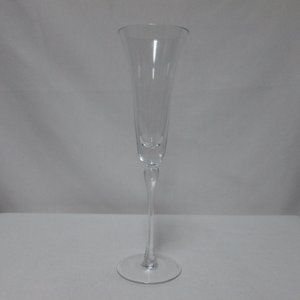 Lenox Crystal Sienna Flared Champagne Flute Glass 10.3" w/ Logo